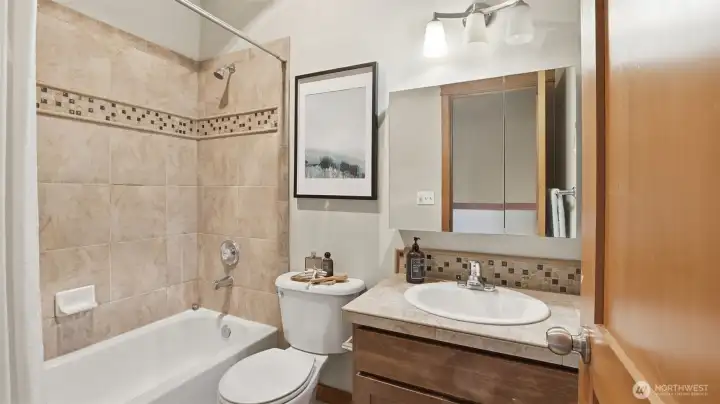 Full bathroom upstairs