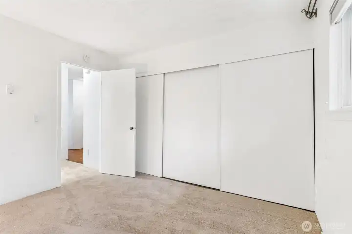 HUGE triple closet in Primary Bedroom