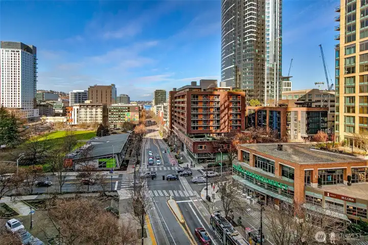 Whole Foods Market across the street, parks, restaurants, cafes, shops and wonderful services within blocks.