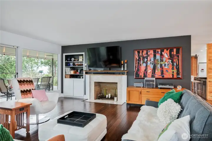 Wood burning fireplace has never been used