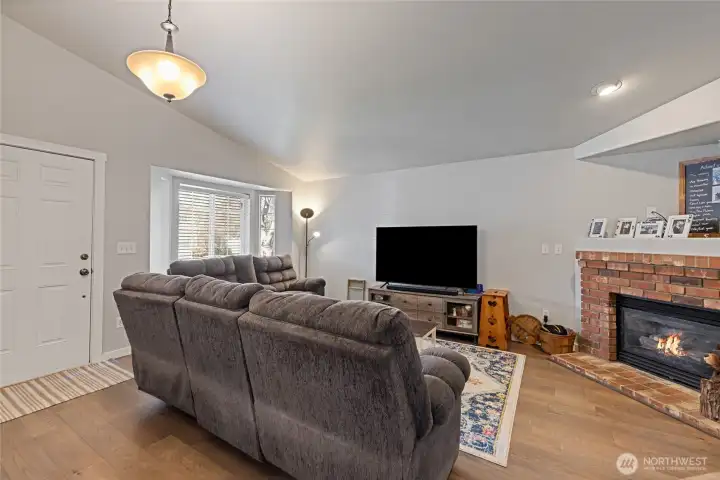 Front door opens to the living room