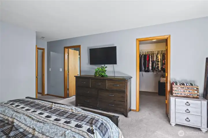 Primary Bedroom with Walk In Closet and Private Bath