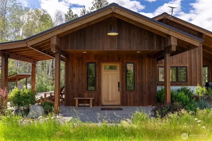 Designed by local Barb Preston and built by local Jeff Brown,  both still live in the Methow Valley.  You are getting a home created and built by respected and skilled community members.