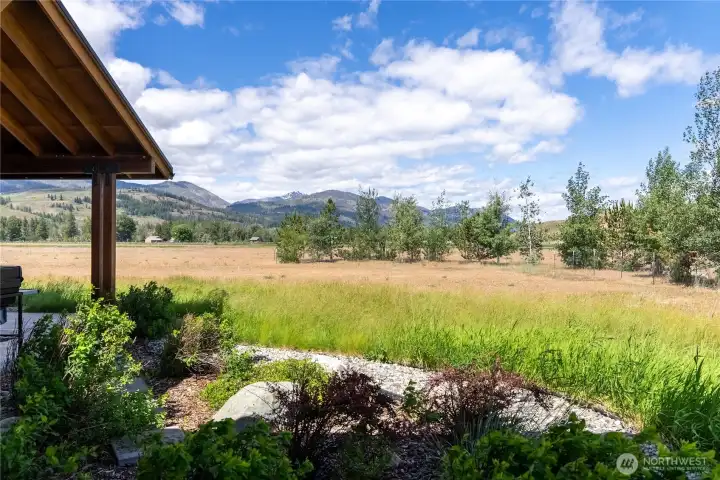 Native grasses and low maintenance, low water, low impact landscaping employed.