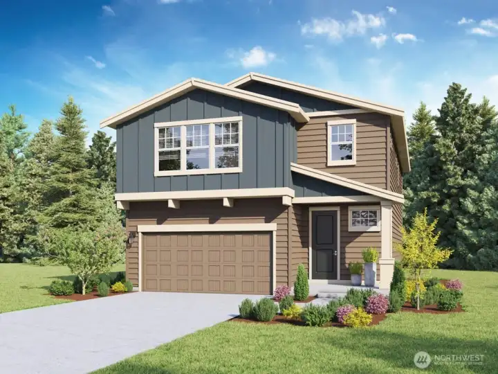 Front elevation of home