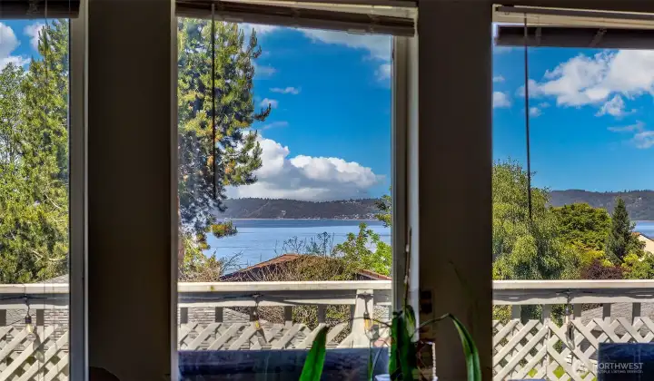 View from living room