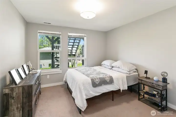 Basement bedroom