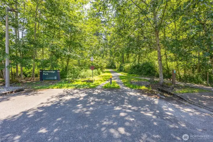 This home is located at the top[ of Woodside Way at the entrance to Northridge Park and the Interurban trial system . This home is located at the top[ of Woodside Way at the entrance to Northridge Park and the Interurban trial system .
