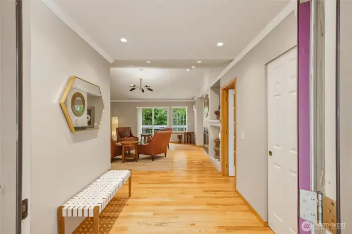 Step inside your new home. Solid oak floors throughout this beautiful home all on one level with 3 generous bedrooms, formal dining, spacious kitchen with bar seating, gym room off of primary bedroom, two seating areas with natural gas FP . Step inside your new home. Solid oak floors throughout this beautiful home all on one level with 3 generous bedrooms, formal dining, spacious kitchen with bar seating, gym room off of primary bedroom, two seating areas with natural gas FP .