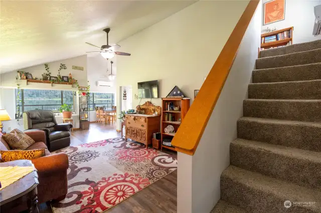 Living Room to Upstairs