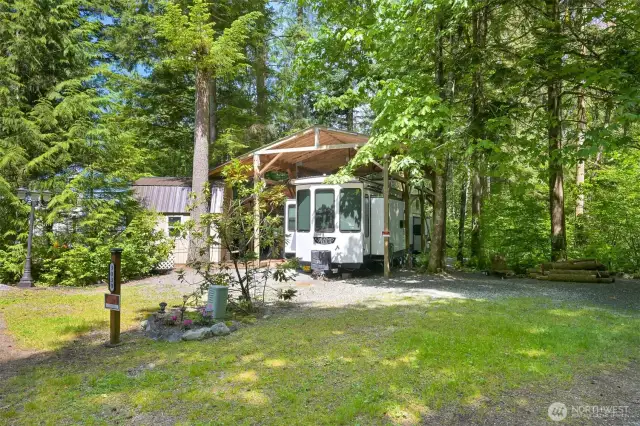 Front view of lot