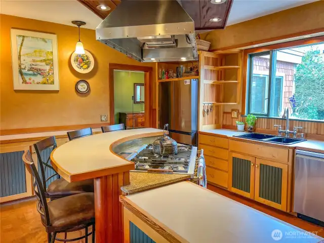 Coming back to the kitchen area
