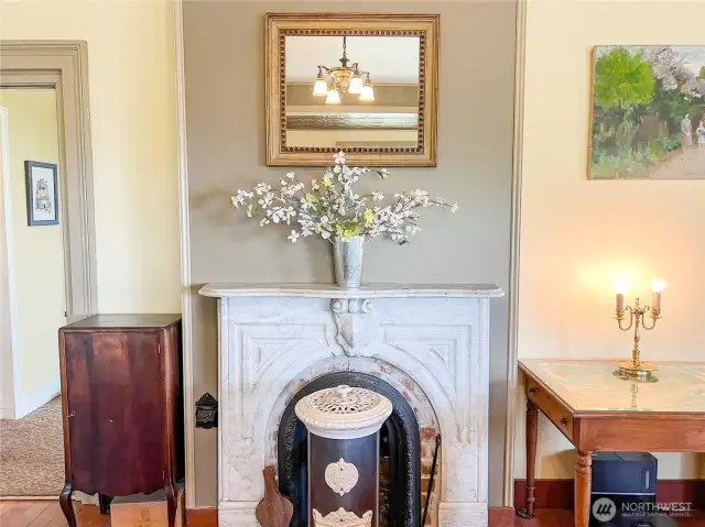 Vintage Italian Marble fireplace