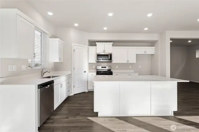 Photo of same plan but not actual home and reflects different colors and elevation.