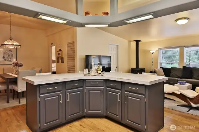 Expansive Kitchen