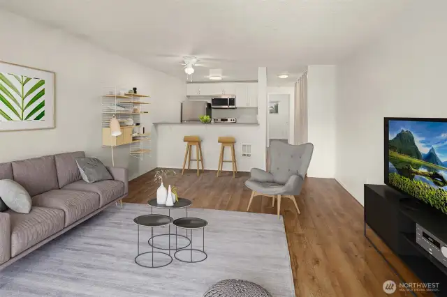Virtual staging