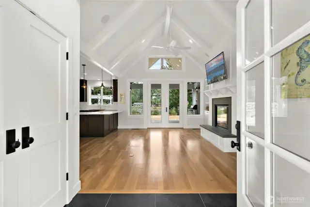 Stunning Entrance Looks Through to the Back.