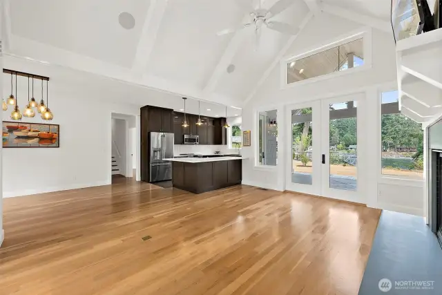 Main Living Area. French Doors to the Fantastic Back Entertainment Area.