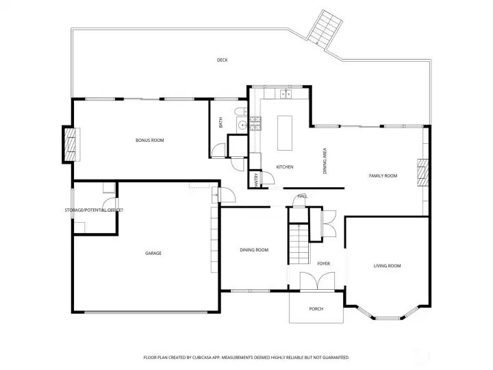 Main floor plan