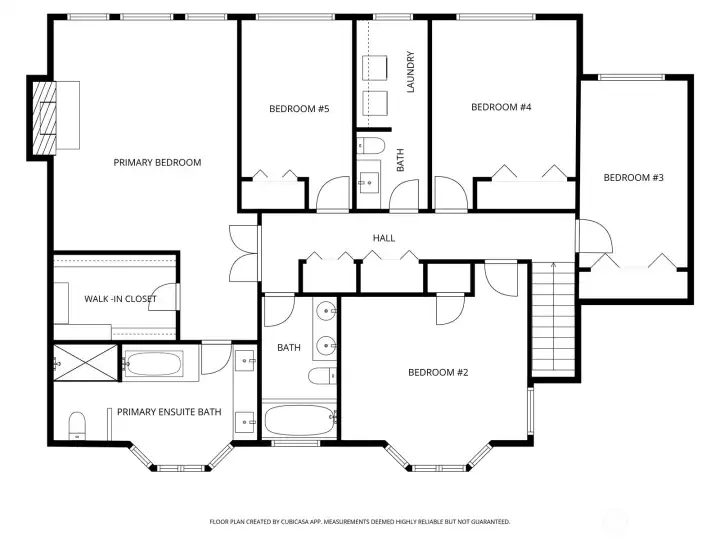 Second floor plan