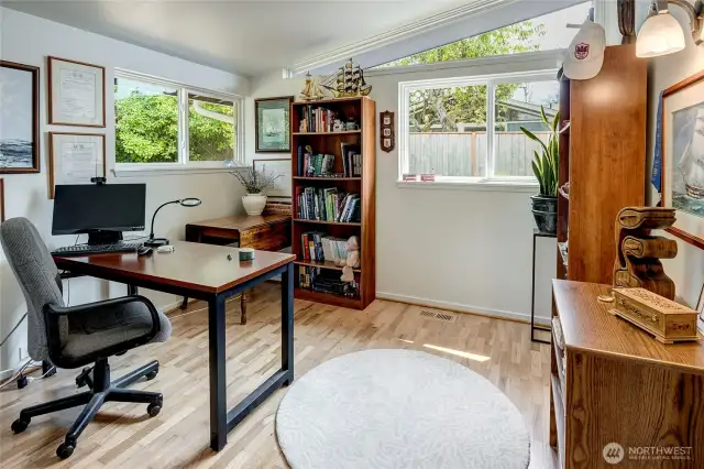 ~bedroom one, currently used as an office