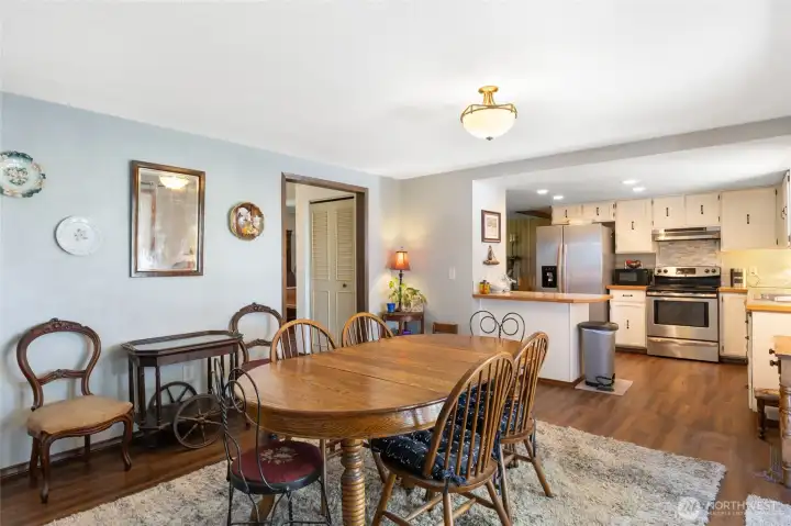 Dining area with outdoor access