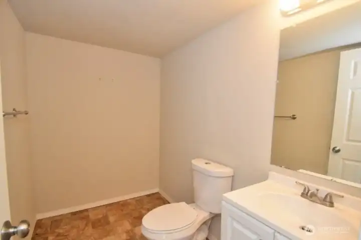 Half bath basement