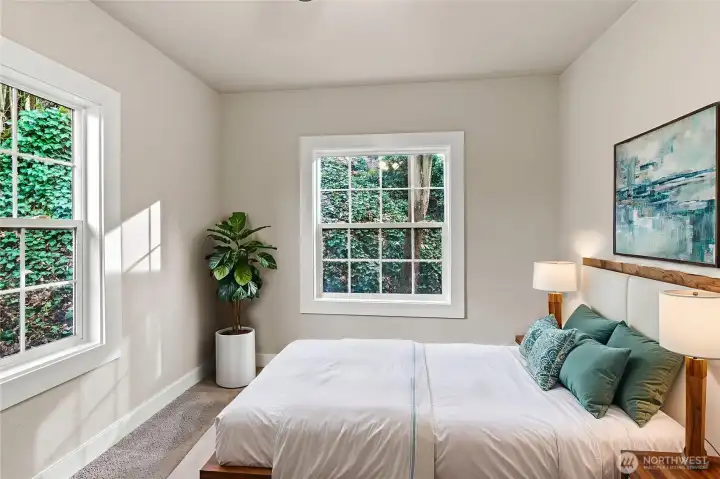 Virtually Staged Main level bedroom