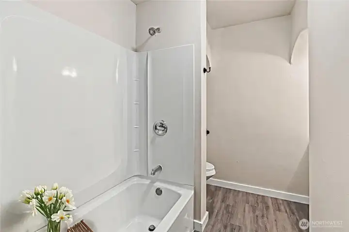 Virtually Staged full bath main floor