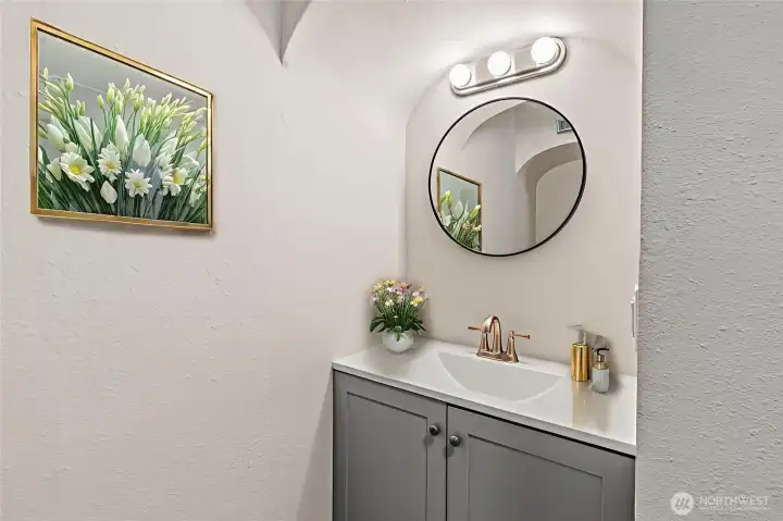 Virtually Staged full bath main floor