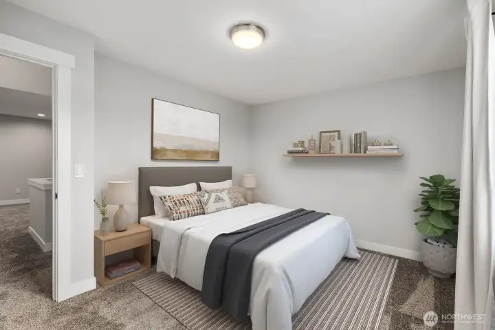 Virtually Staged Upped Bedroom #2