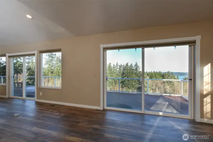 Views from every room except the office!