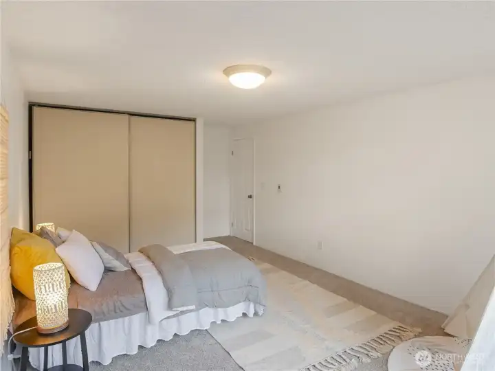 2nd BR with large closet space.