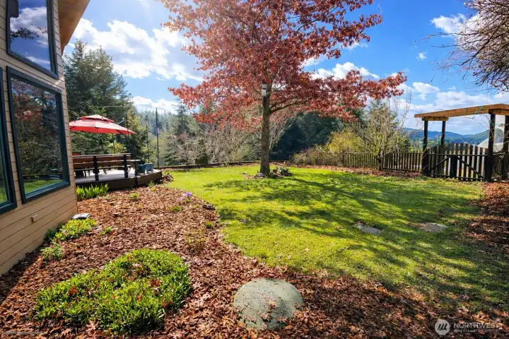 Front Yard facing Lake