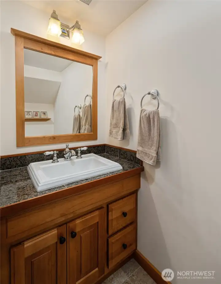 main floor half bath