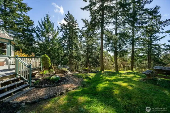 Fenced garden and yard space