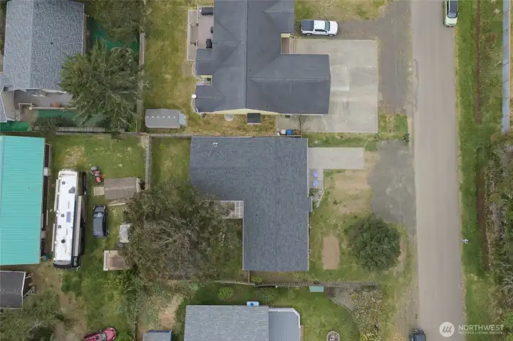 Ariel view of roof - replaced in 2024