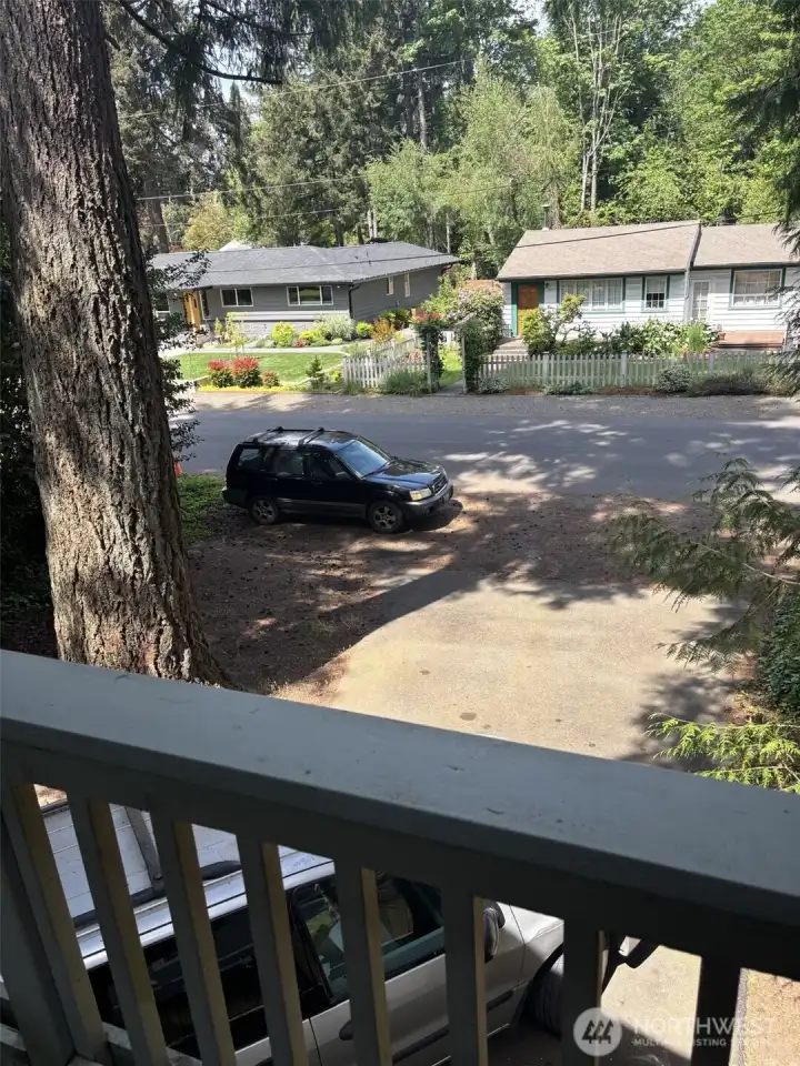 This view looking off front deck from the upper floor ADU living & kitchen. Overlooking NE Alder St. which is frequently cited as a quiet location; this neighborhood is considered to be 'The HEART' of Historic Downtown Issaquah! This view looking off front deck from the upper floor ADU living & kitchen. Overlooking NE Alder St. which is frequently cited as a quiet location; this neighborhood is considered to be 'The HEART' of Historic Downtown Issaquah!