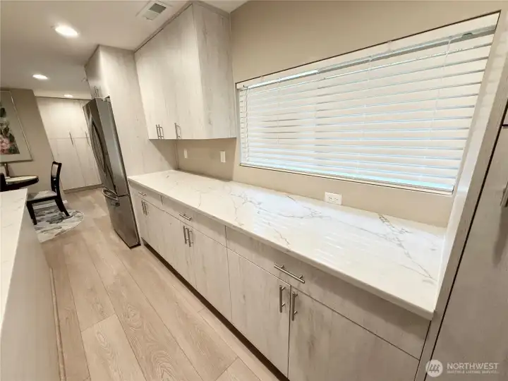 Entry to Kitchen-Massive Counter and Cabinet Space Entry to Kitchen-Massive Counter and Cabinet Space