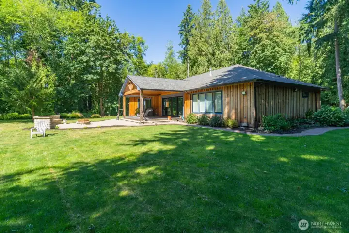 back yard with covered vaulted ceiling deck back yard with covered vaulted ceiling deck