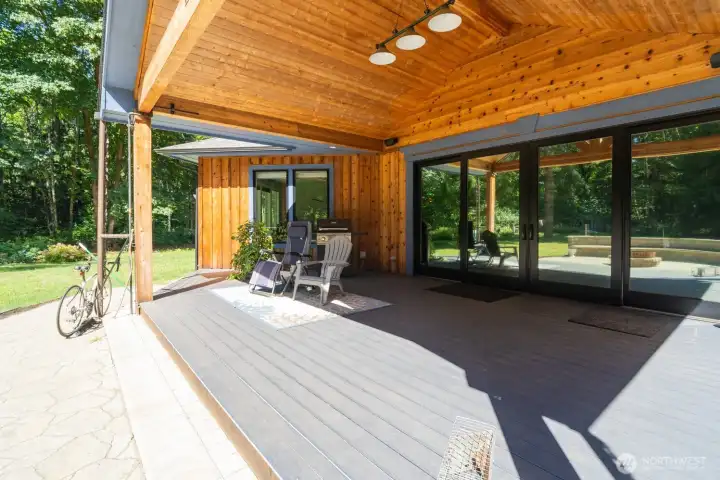Real covered deck Real covered deck