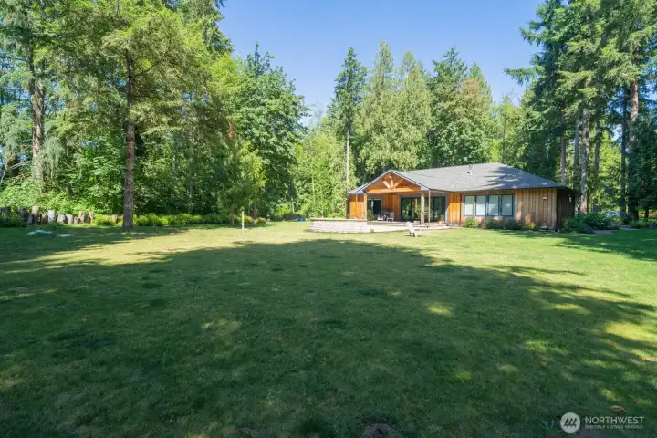 Large backyard with rich black Evergreen Valley soils Large backyard with rich black Evergreen Valley soils