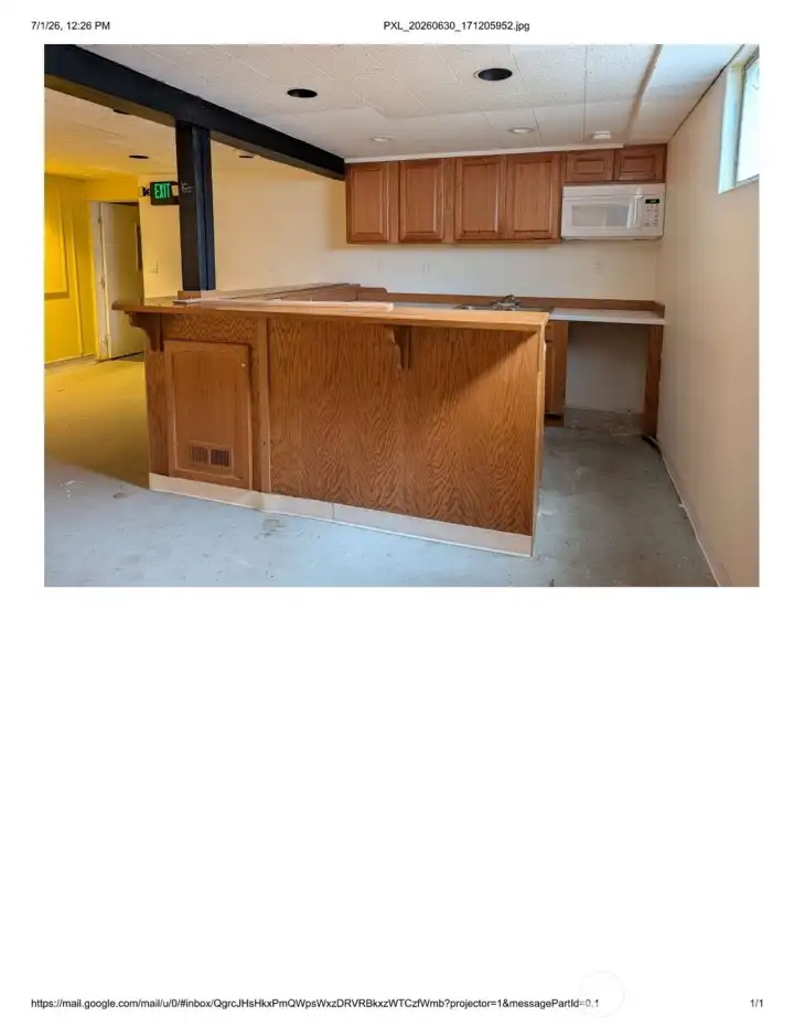 Kitchen/Bar Downstairs