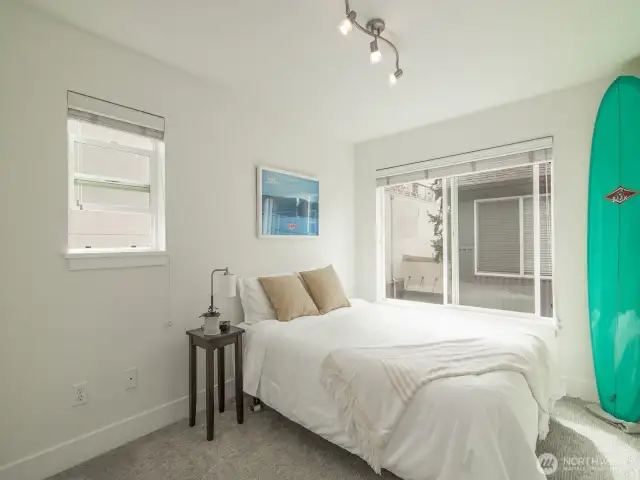 Second bedroom could also be used as an office!