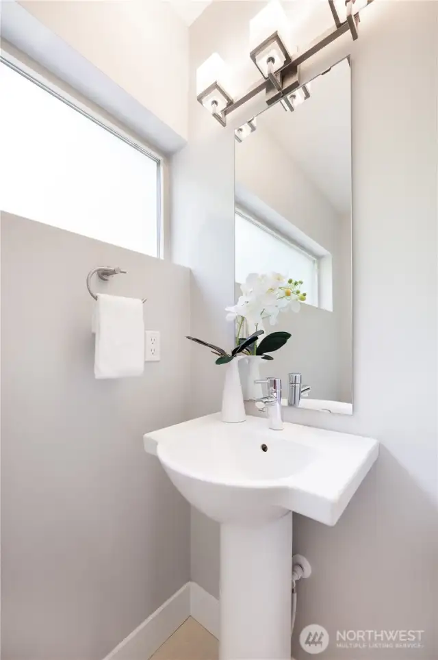 Powder room on main