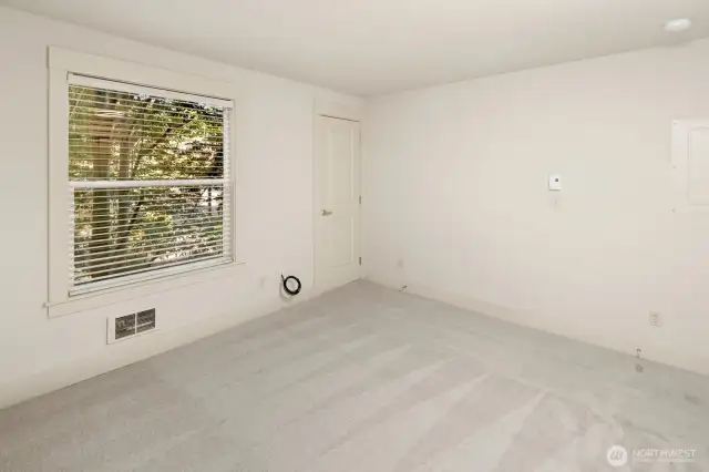 New carpet and pad in bedroom