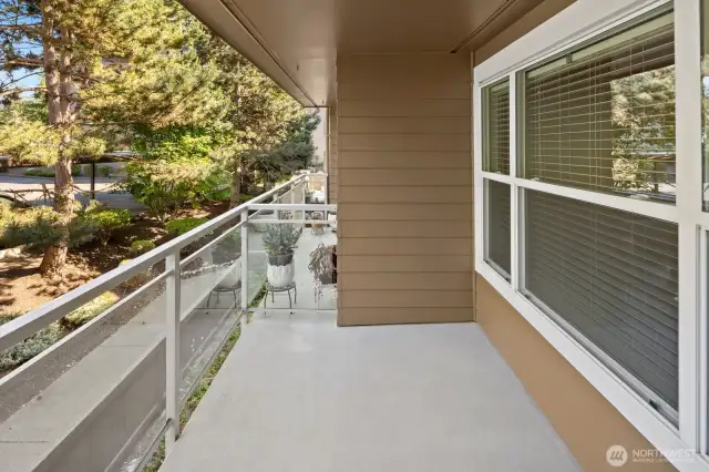 Enjoy the exterior deck