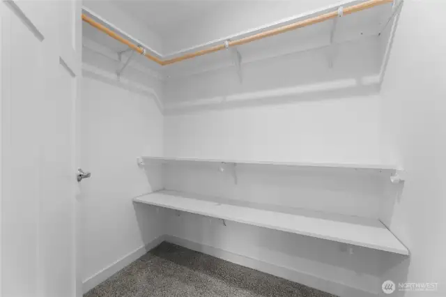 Primary closet