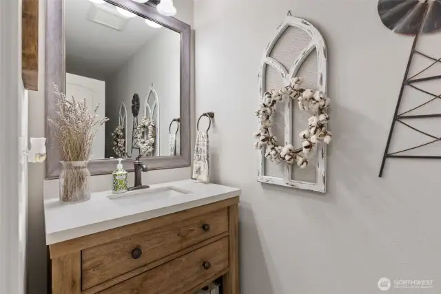 Half bath on main