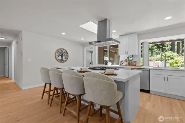 The perfect entertaining kitchen.